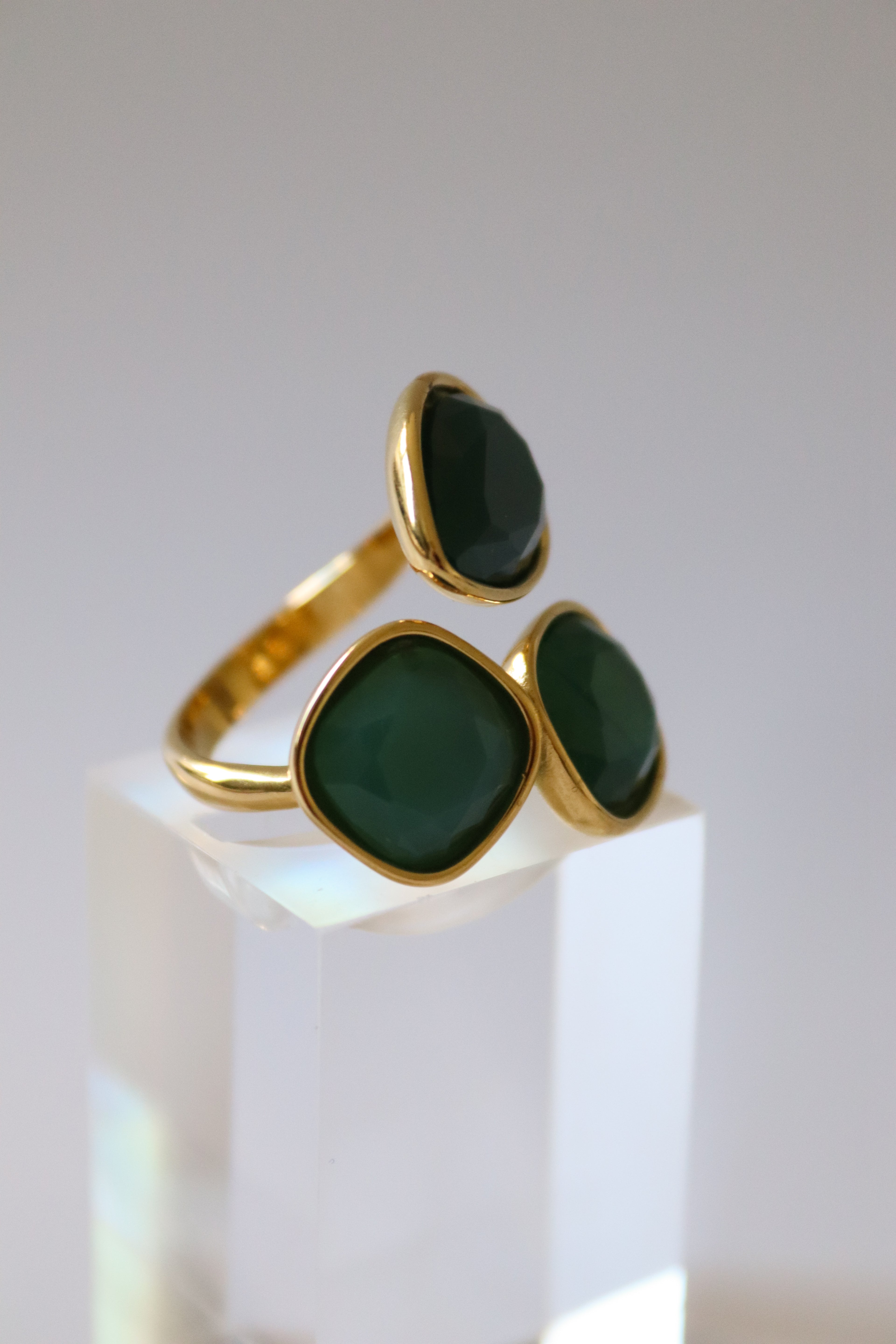 Bague Capri - Agate, Calcédoine