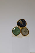 Bague Capri - Sodalite, Aventurine, Jaspe