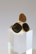 Bague Capri - Aventurine, Labradorite, Jaspe