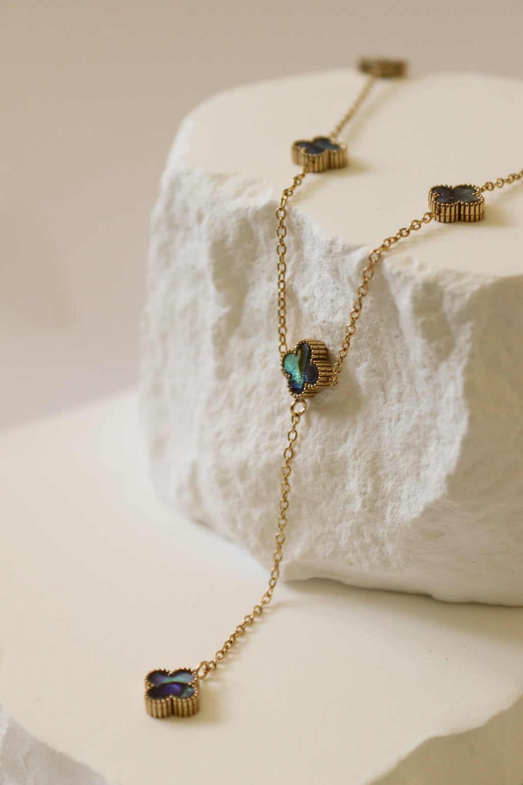 Collier Luna - Nacre Bleue