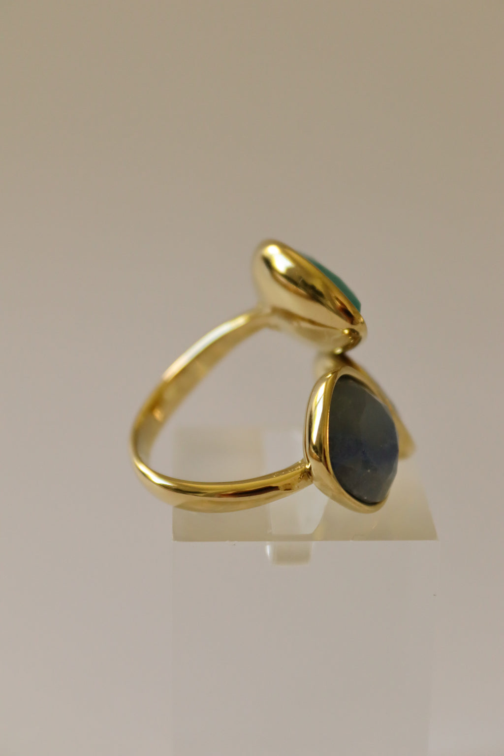 Bague Capri - Calcédoine, Sodalite, Jaspe