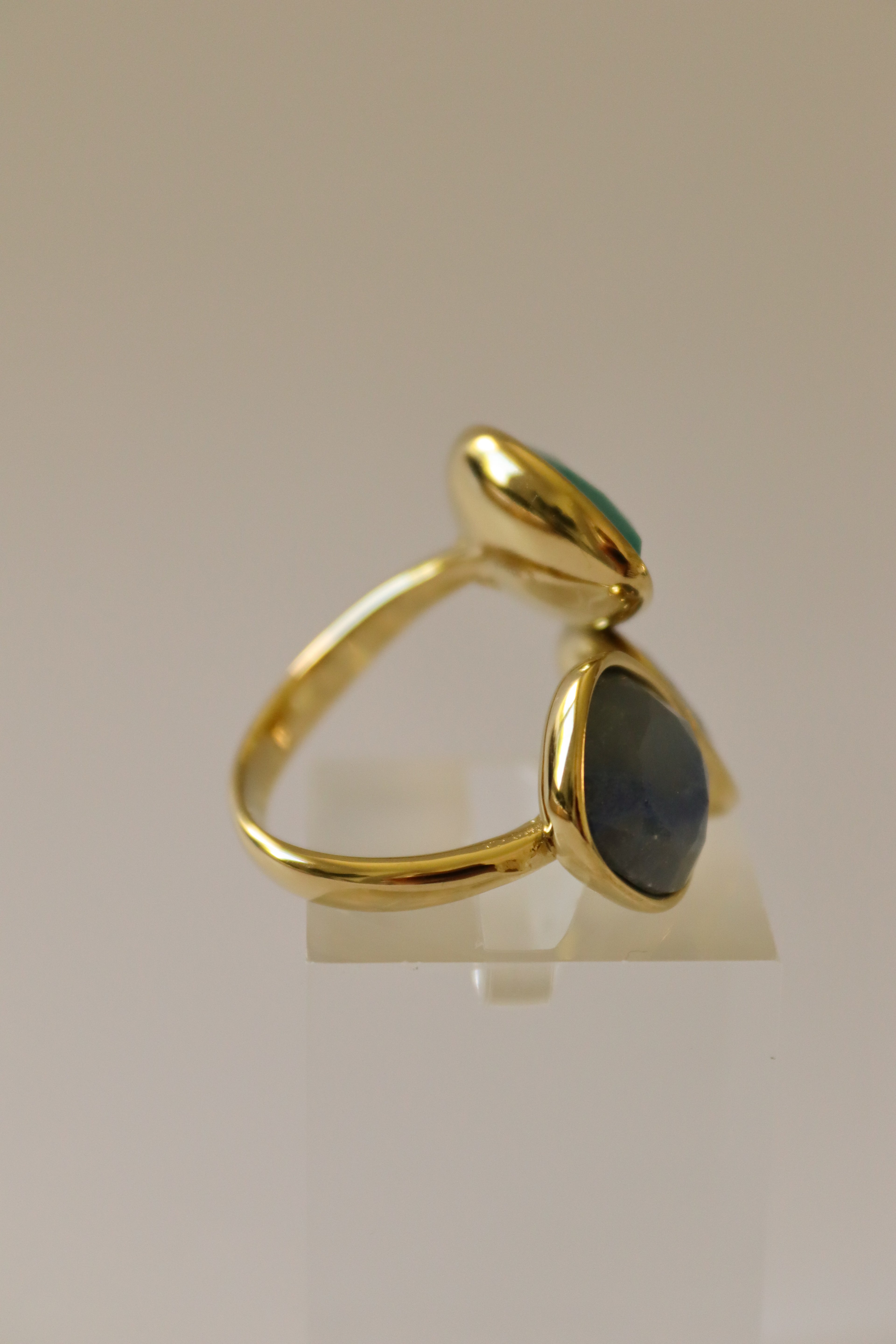 Bague Capri - Calcédoine, Sodalite, Jaspe