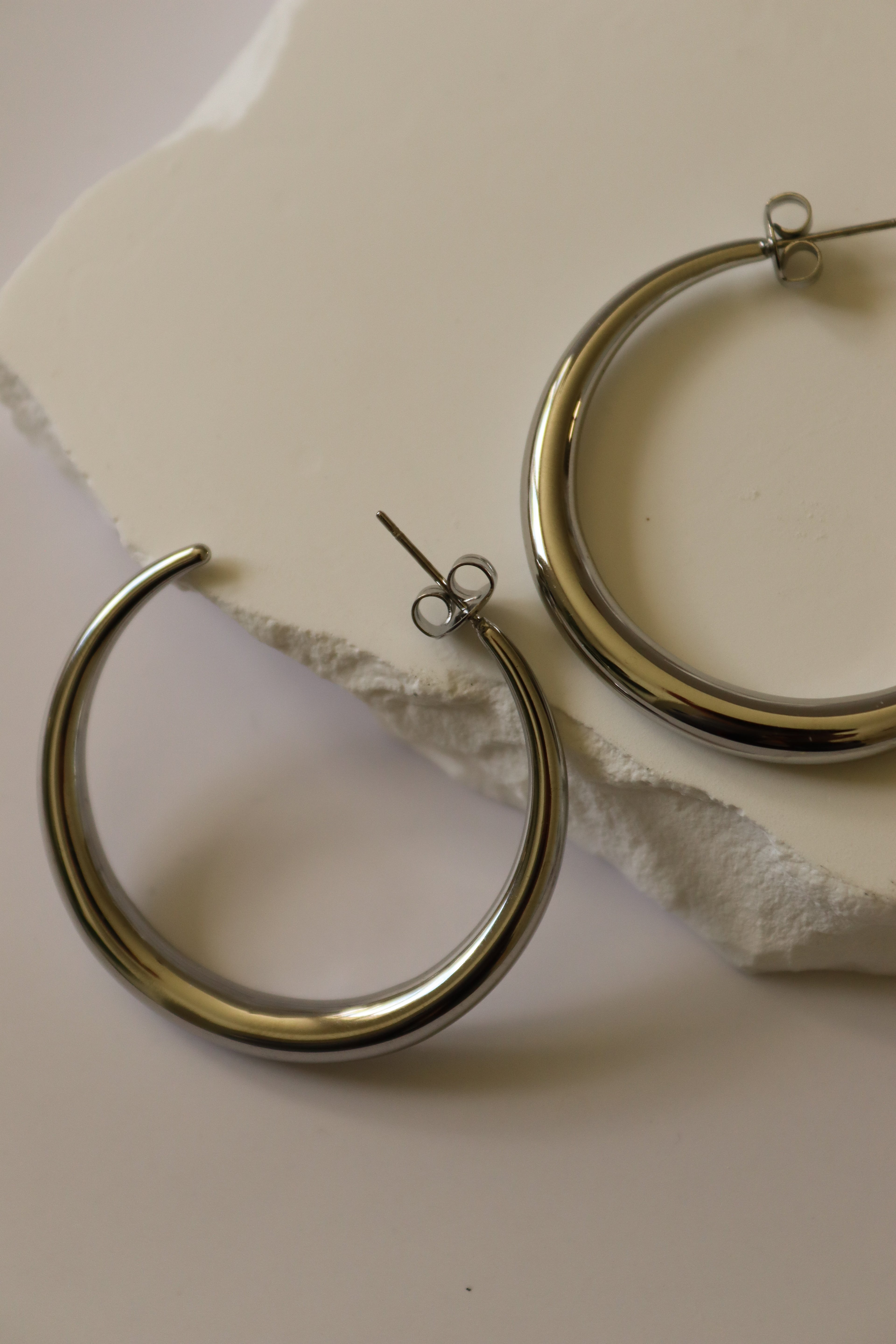 Boucles d’oreilles Aura - Argenté