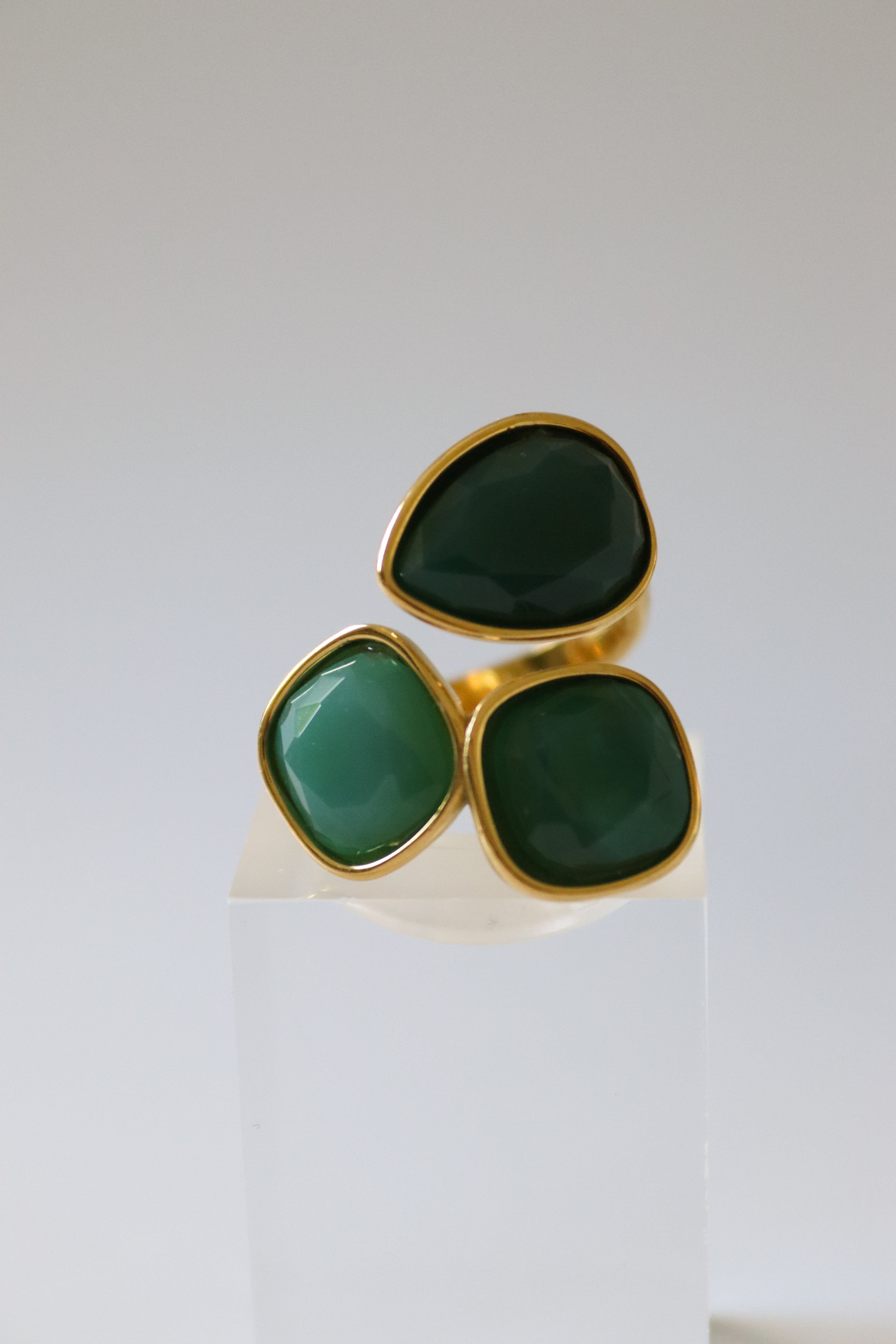Bague Capri - Agate, Calcédoine