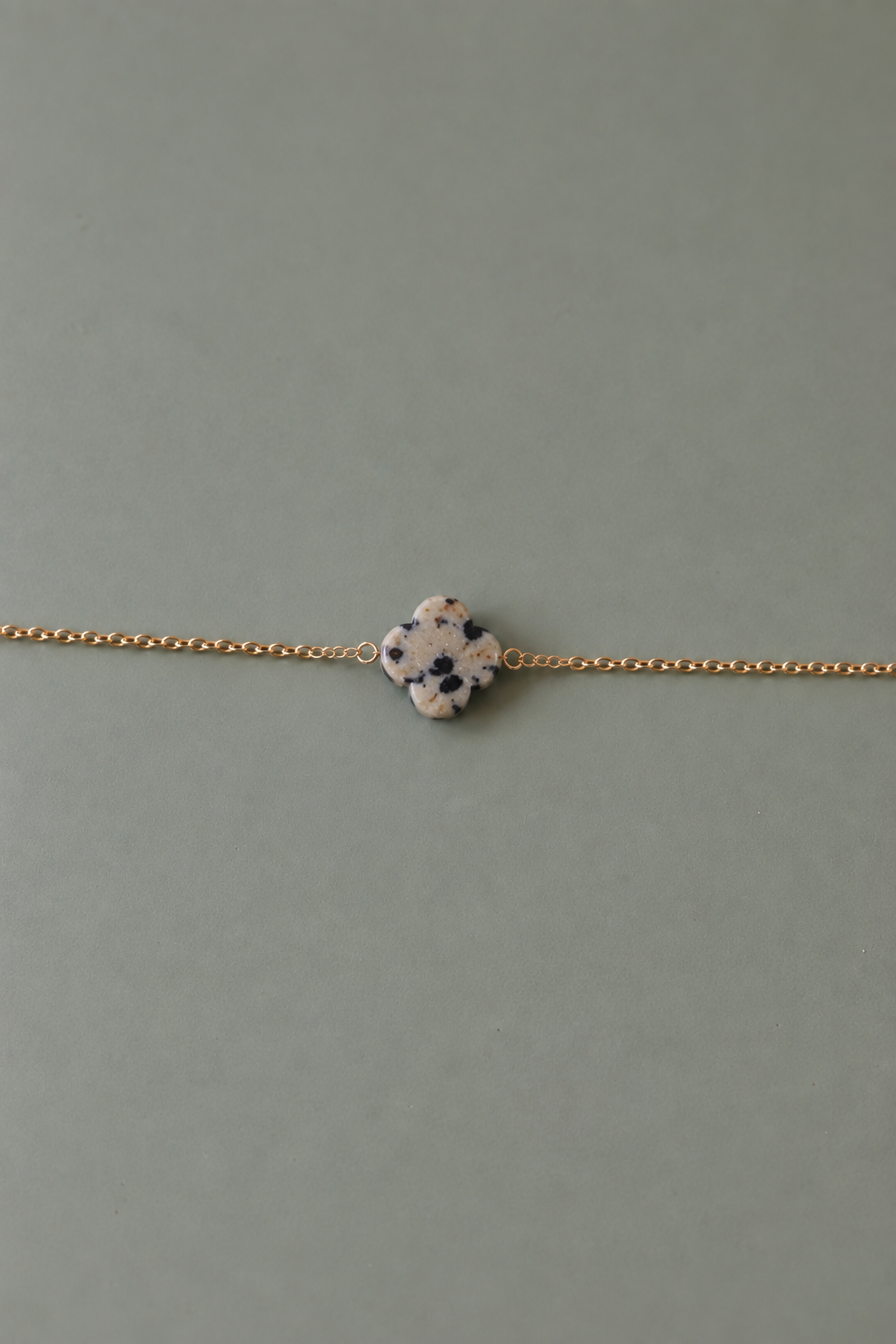 Collier Lucky - Jaspe dalmatienne